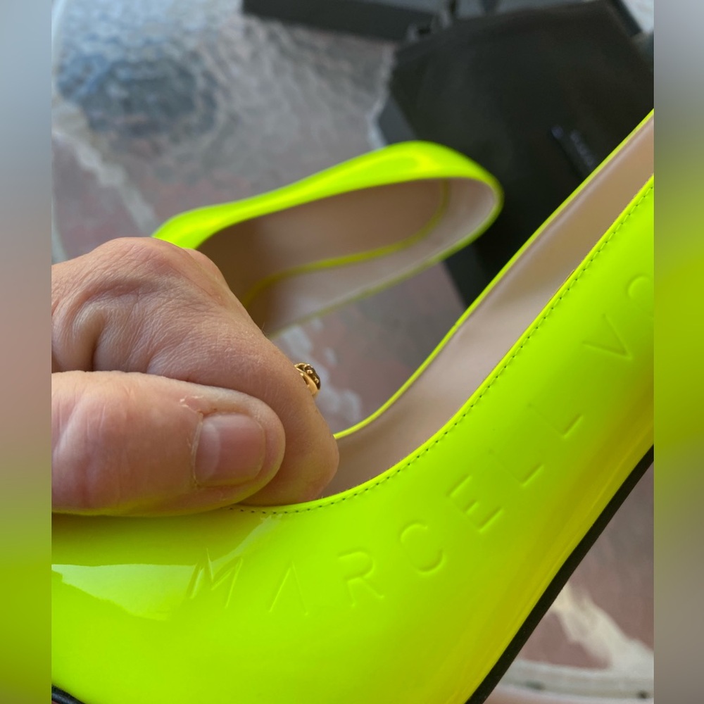 Marcell Von Berlin Yellow High Heels - Picture 2 of 7